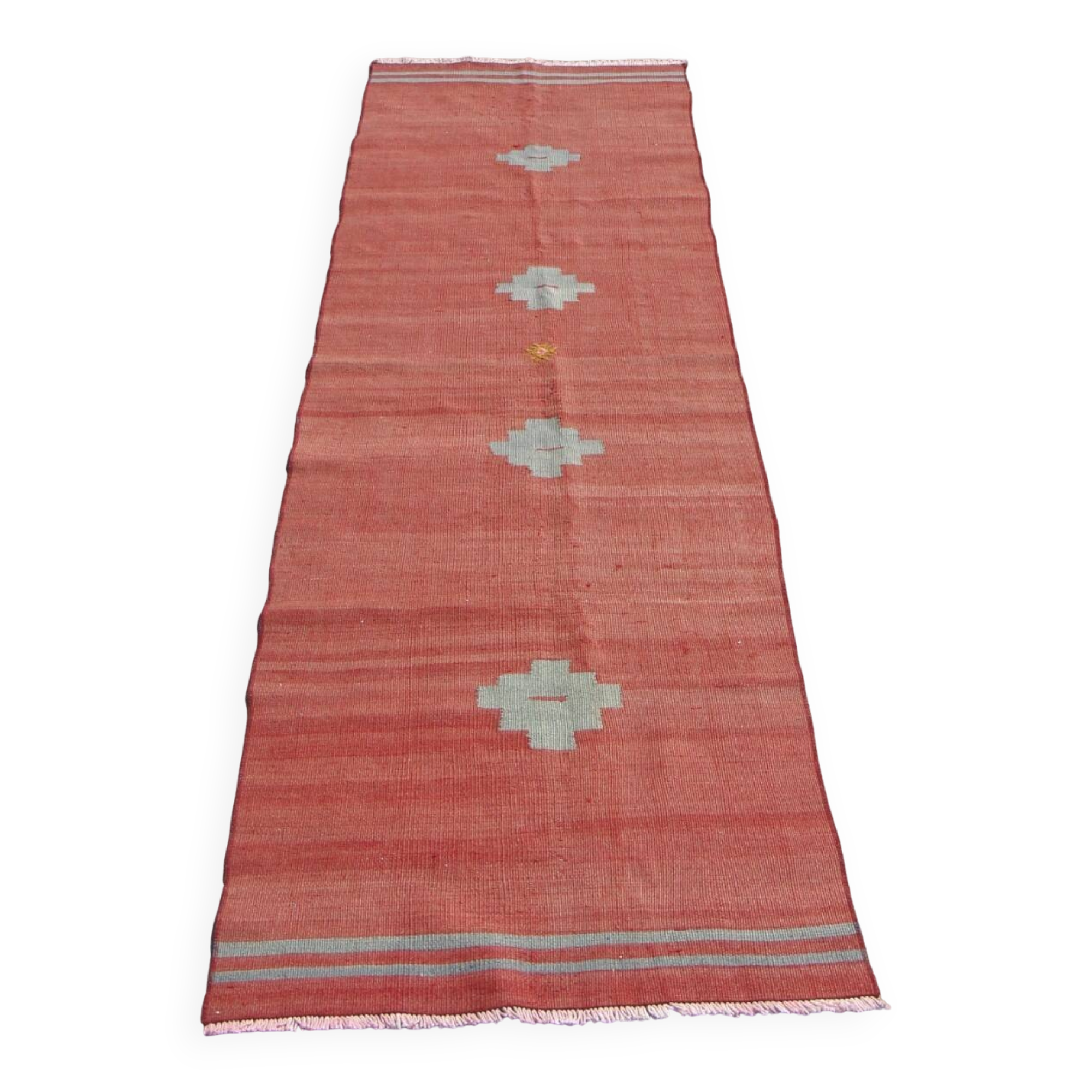 small red runner kilim rug - handmade rugs for hallway
