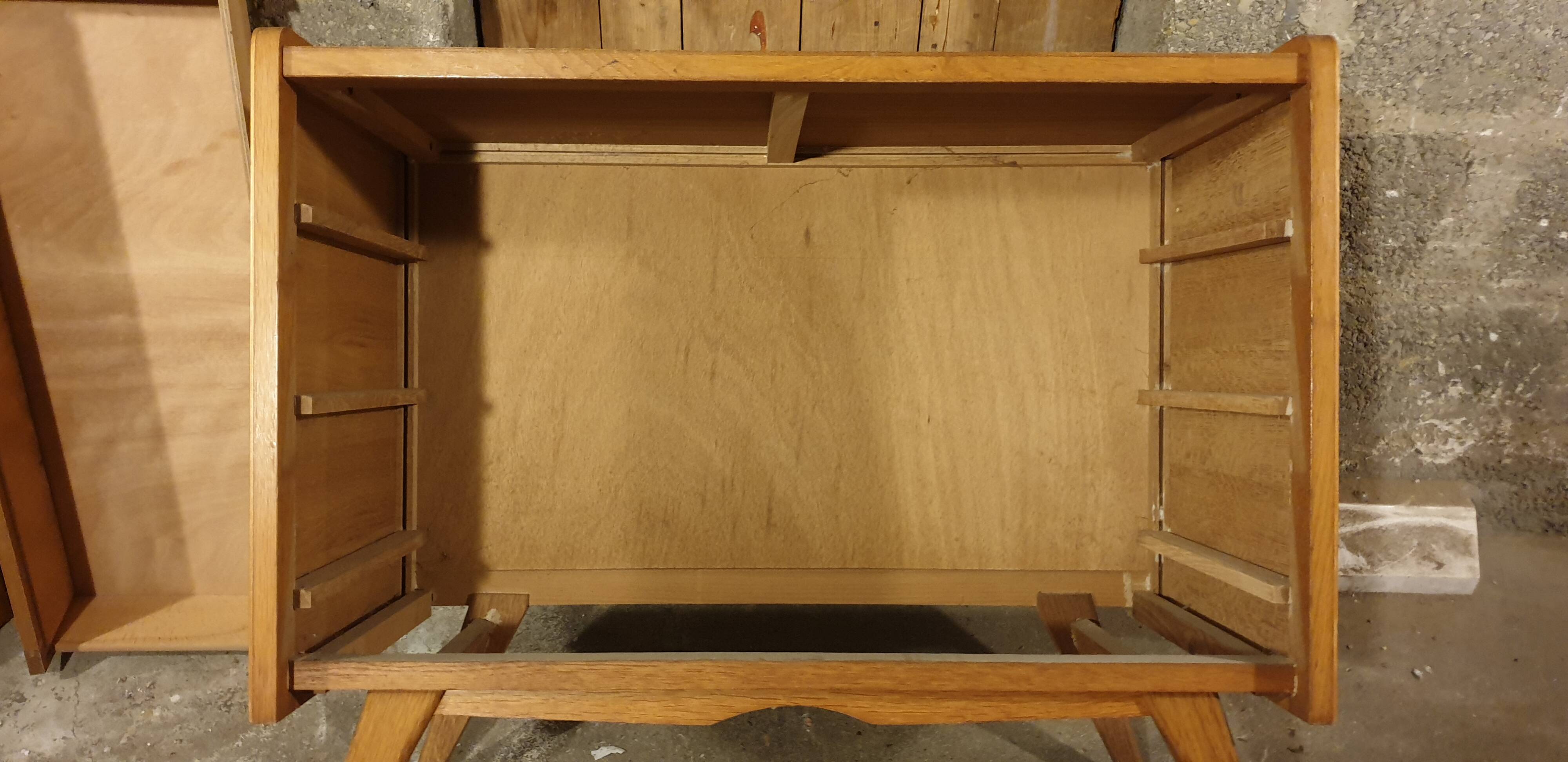 Vintage sixties rattan chest of drawers