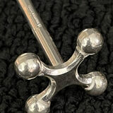 Christofle 12 holder knives balls model atomium very good condition ref CH10PC