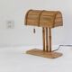 Lampe de bureau moderne en rotin BP
