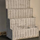 Rattan mail holder
