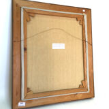 Oil on canvas french man portrait painting, signed by A. Chris, 1962