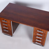 Bureau en chêne Bauhaus par Vichr a spol Tchéquie années 1930