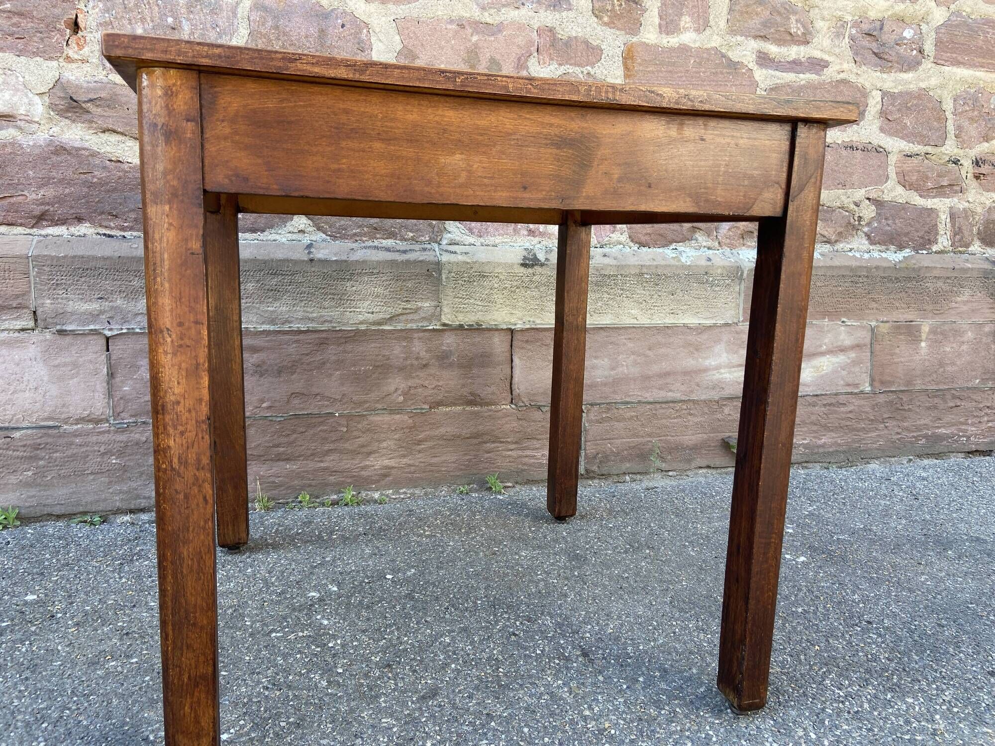 Café table bistro vintage brewery 1950 beech and fir tree colmar beer