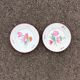 Pair of painted and signed Limoges porcelain plates