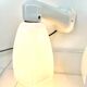 THE PAIR 2 WALL LAMPS OLD BATHROOM 1930 1940 OPALINE AND PORCELAIN LEGRAND