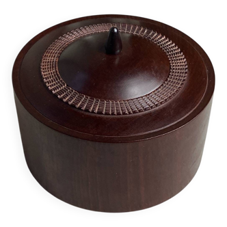 Carved wooden bonbonnière