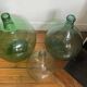 Set of 3 demijohns