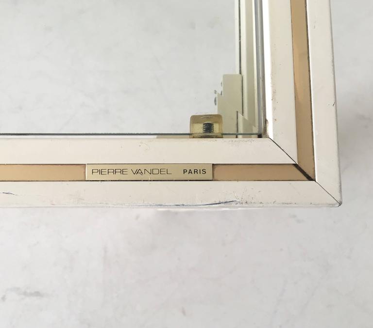 Table low rectangular Pierre Vandel Paris years 1970-1980