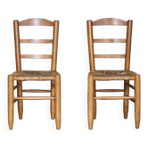 Series of two Georges Robert mountain chairs - France 1960