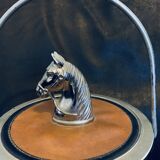 Equestrian champagne imitation leather horse ice bucket 16cm