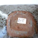 Mid-century modern pottery dish by Janet Leach, England