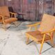 Paire de fauteuils Thonet Boomerang