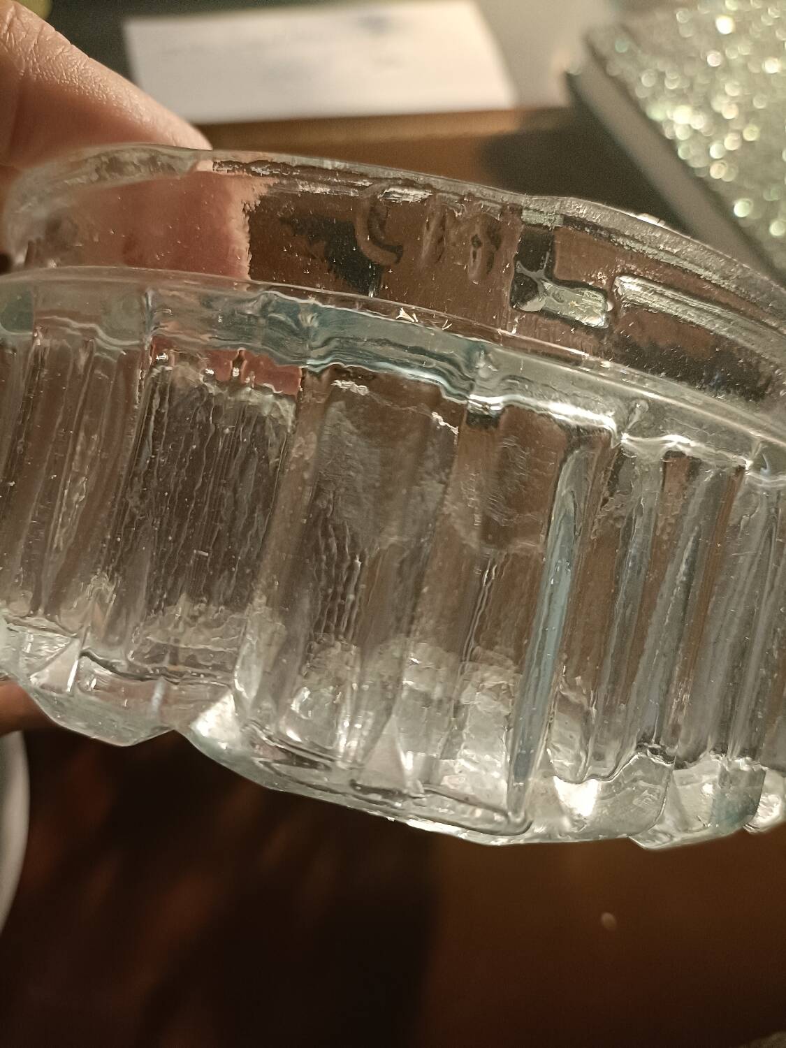 Vintage glass ceiling or wall light