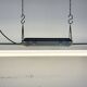 Grey Industrial Hanging Tube Light from Polam Gdansk, 1970s