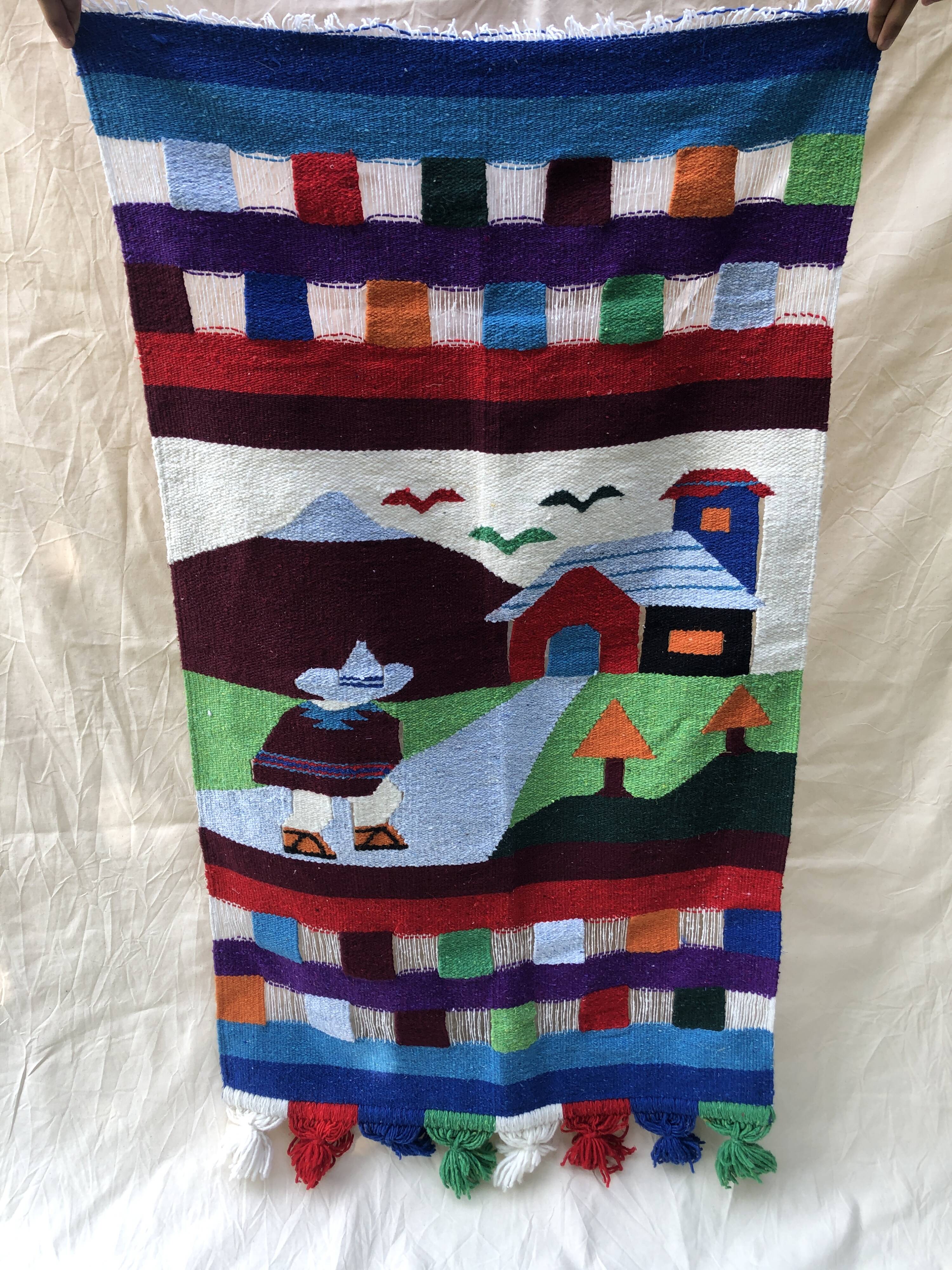 South American colored hanging 130x72.5