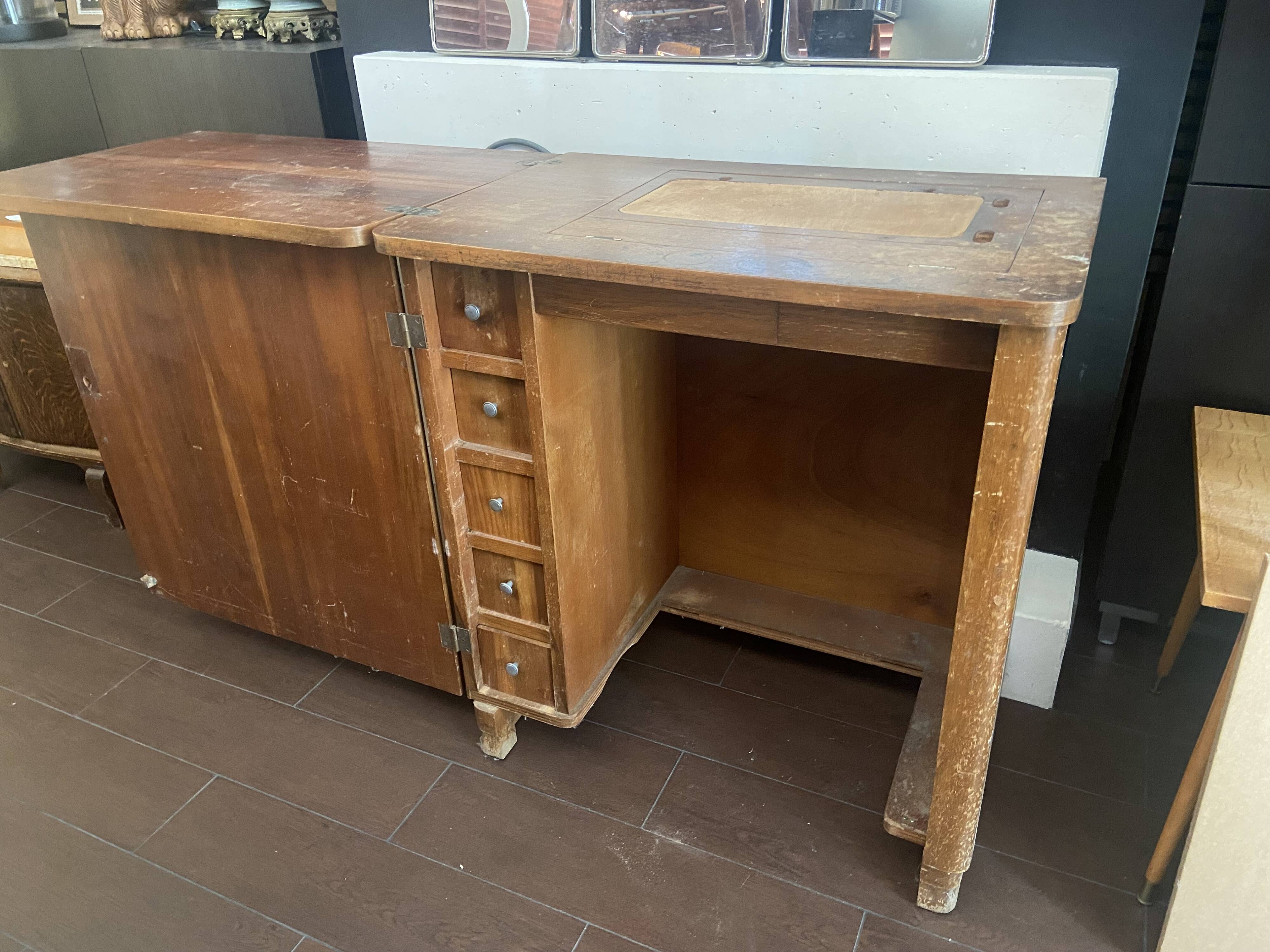 Vintage dressmaker's furniture in its original condition