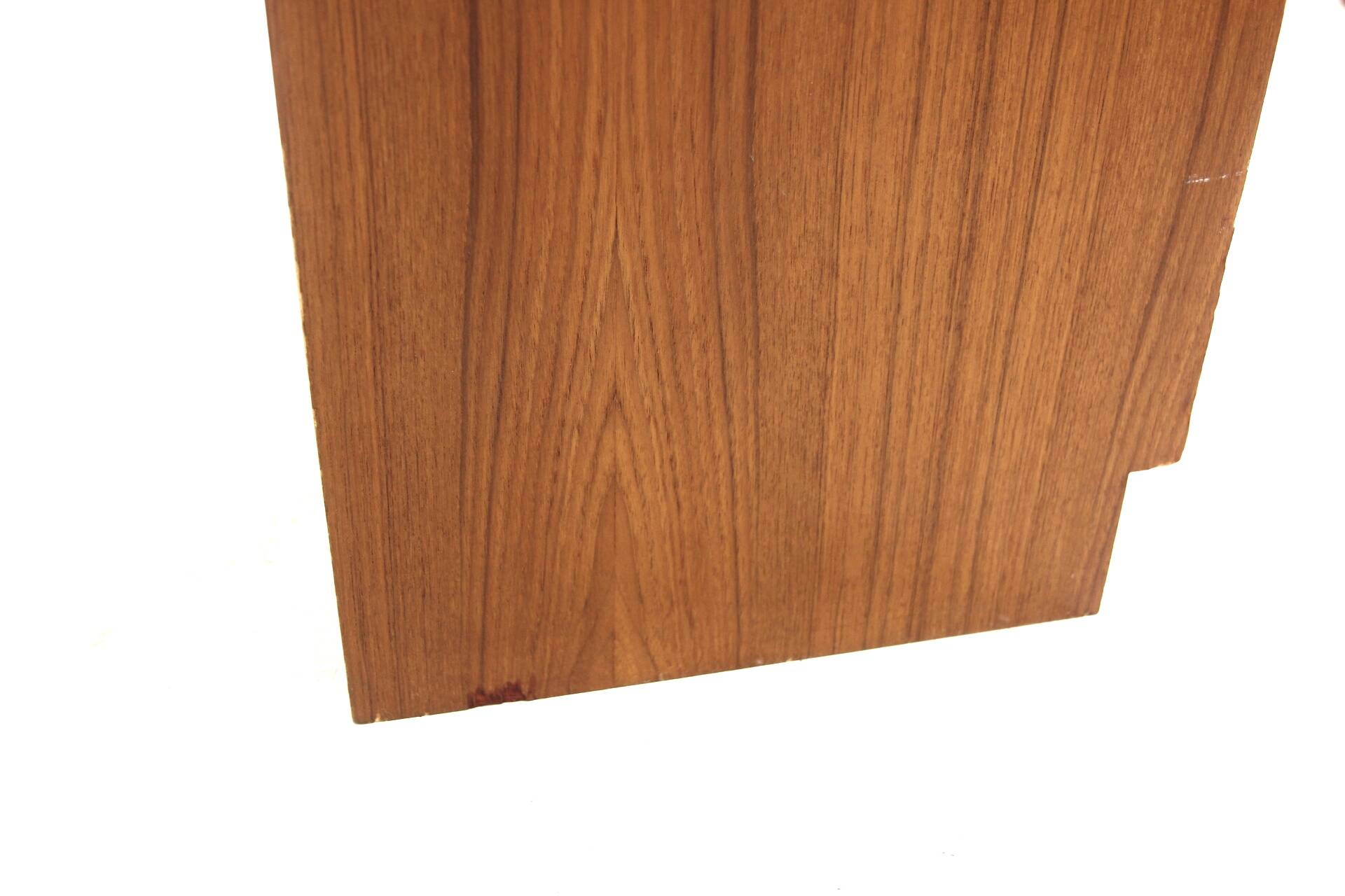 Scandinavian teak "silhouette" mirror, Sweden, 1960
