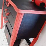 Secretary desk with 2 drawers, 1 niche with 3 storage spaces