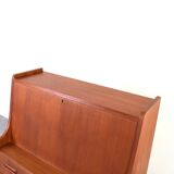 Secrétaire en teck danois du milieu du siècle par Gunnar Nielsen pour Tibergaard, années 1960.