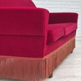 1970s, Danish 3 seater sofa by Ryesberg Møbler, original condition, velour fabric.