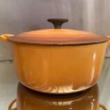Cast iron casserole marked Le Creuset