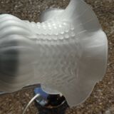 Vintage gooseneck tulip lamp