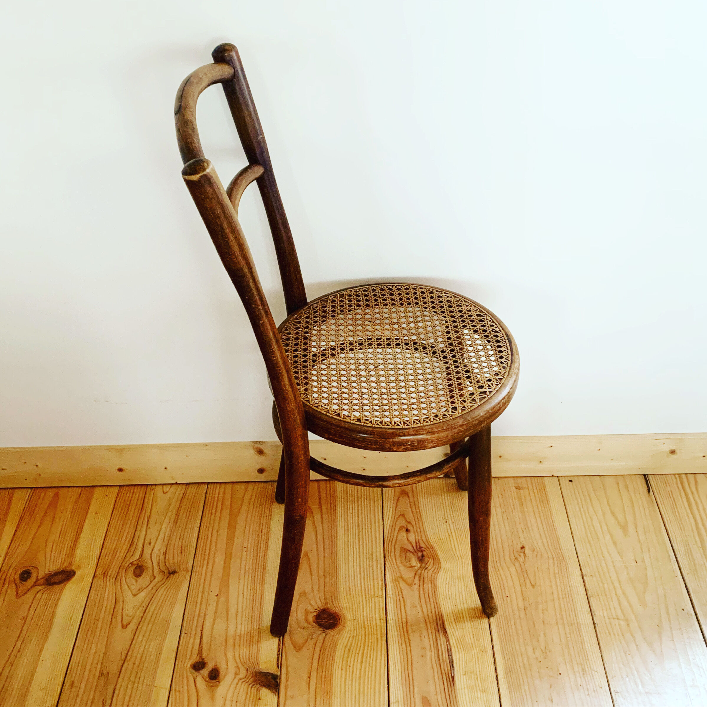 Bistro chair stamped "glarus"