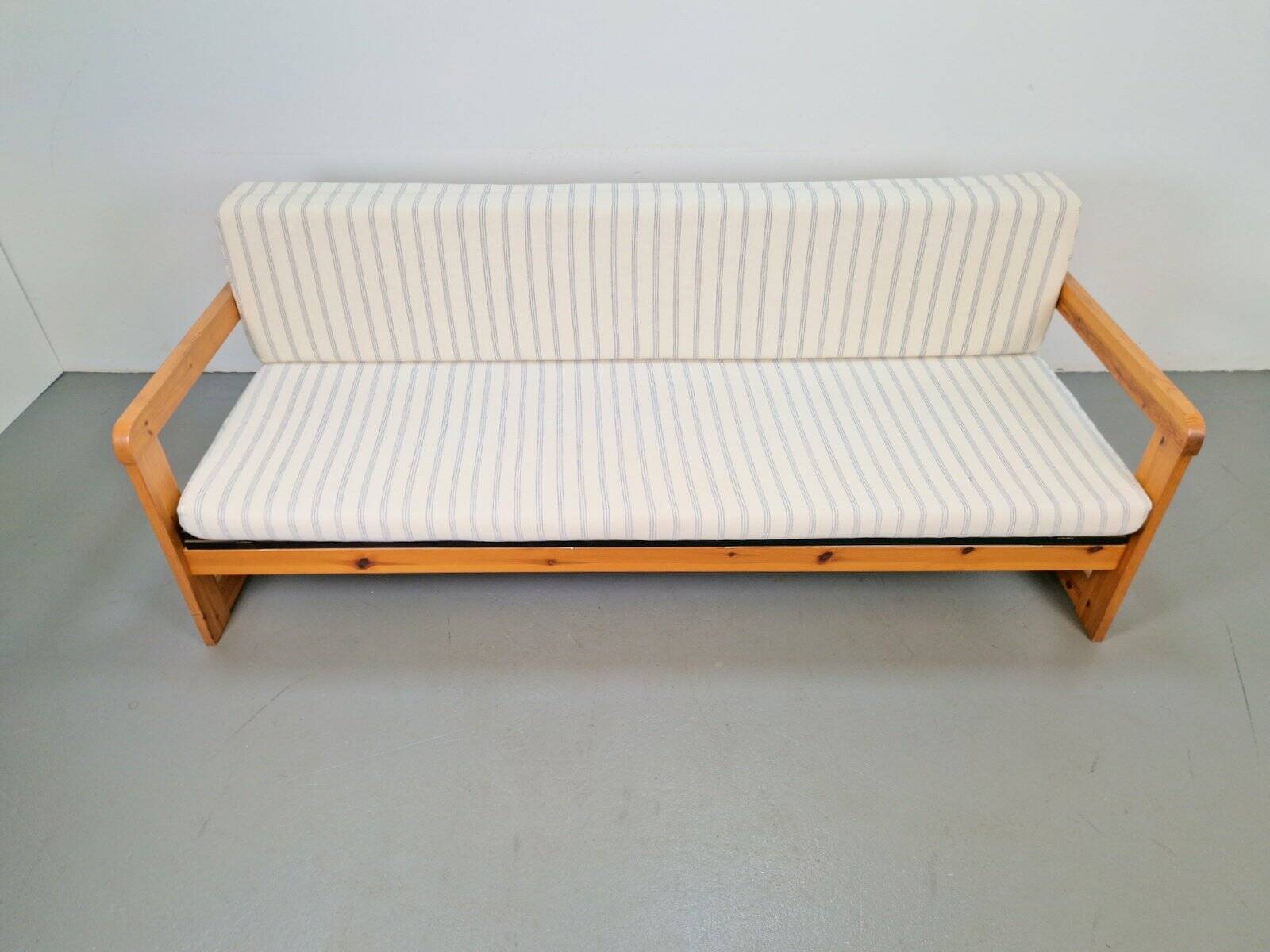 Daybed en pin scandinave moderne, années 1970