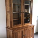 Louis Philippe display cabinet in cherry wood
