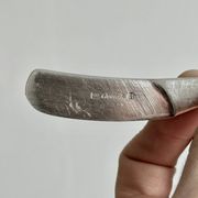 Petit couteau à beurre christofle en métal argenté