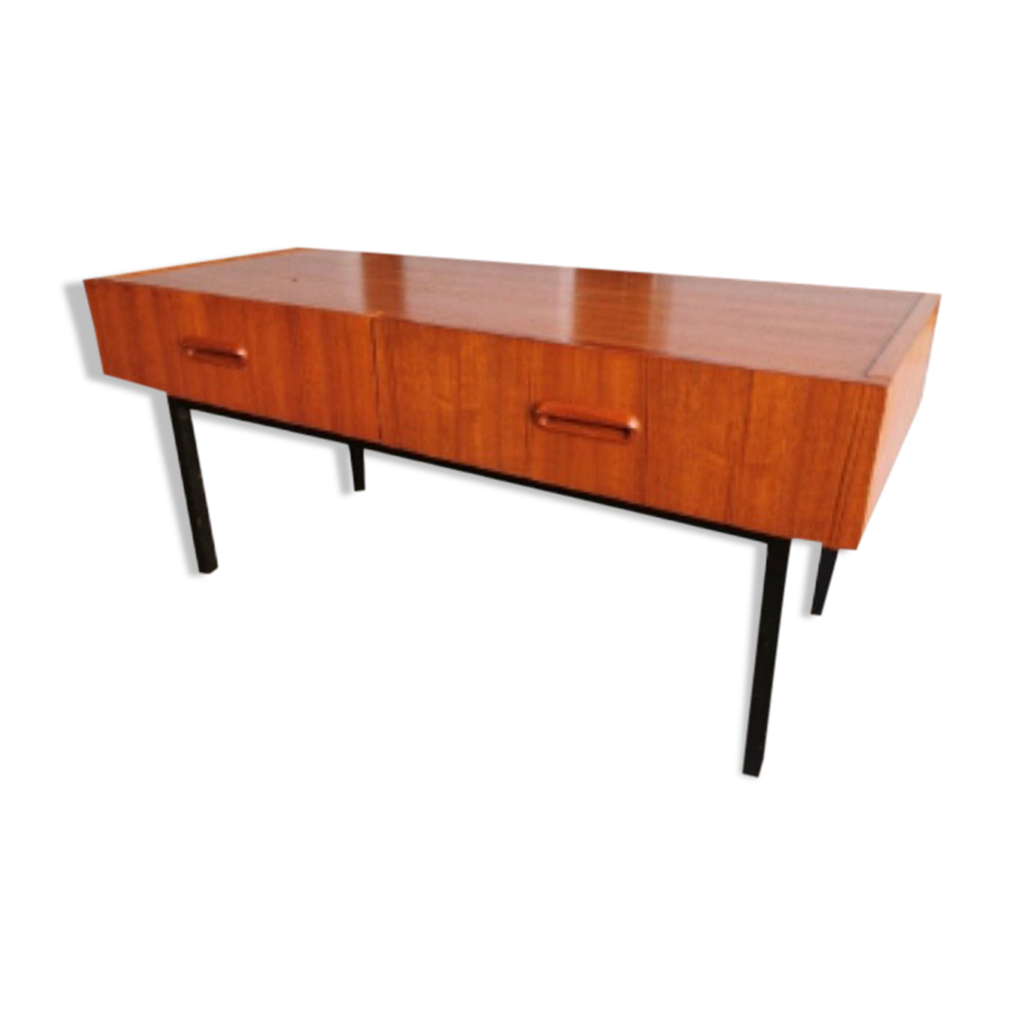 Wooden and metal console table