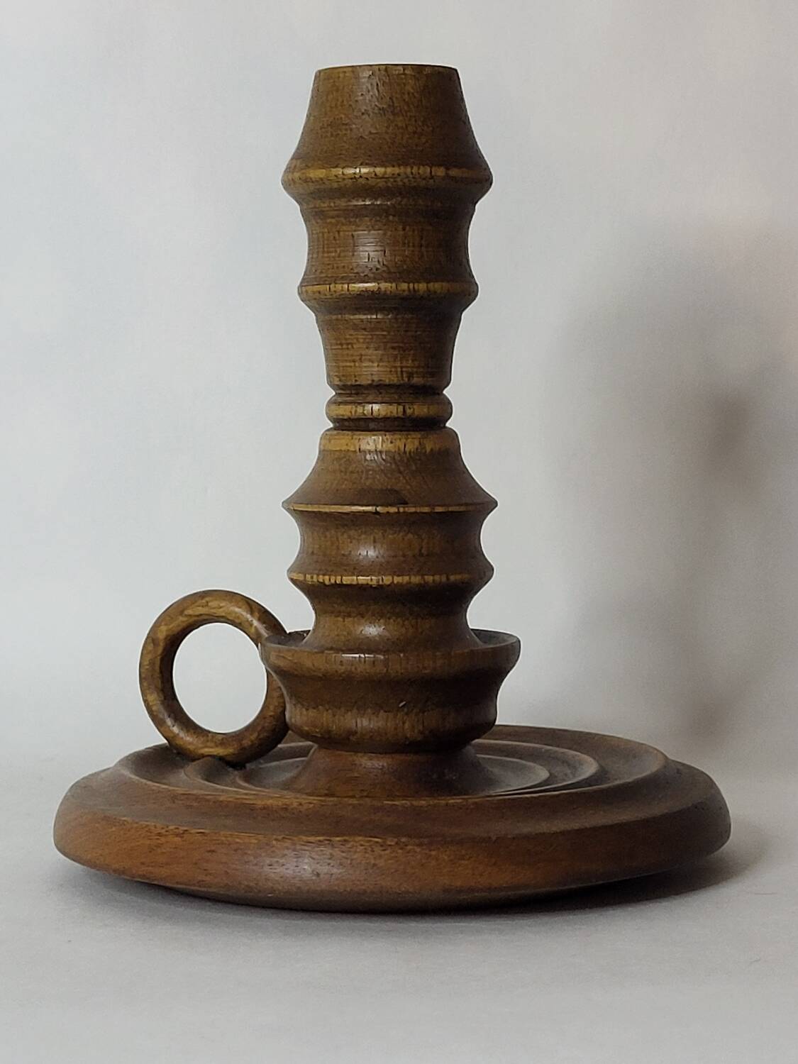 Wooden candle holder