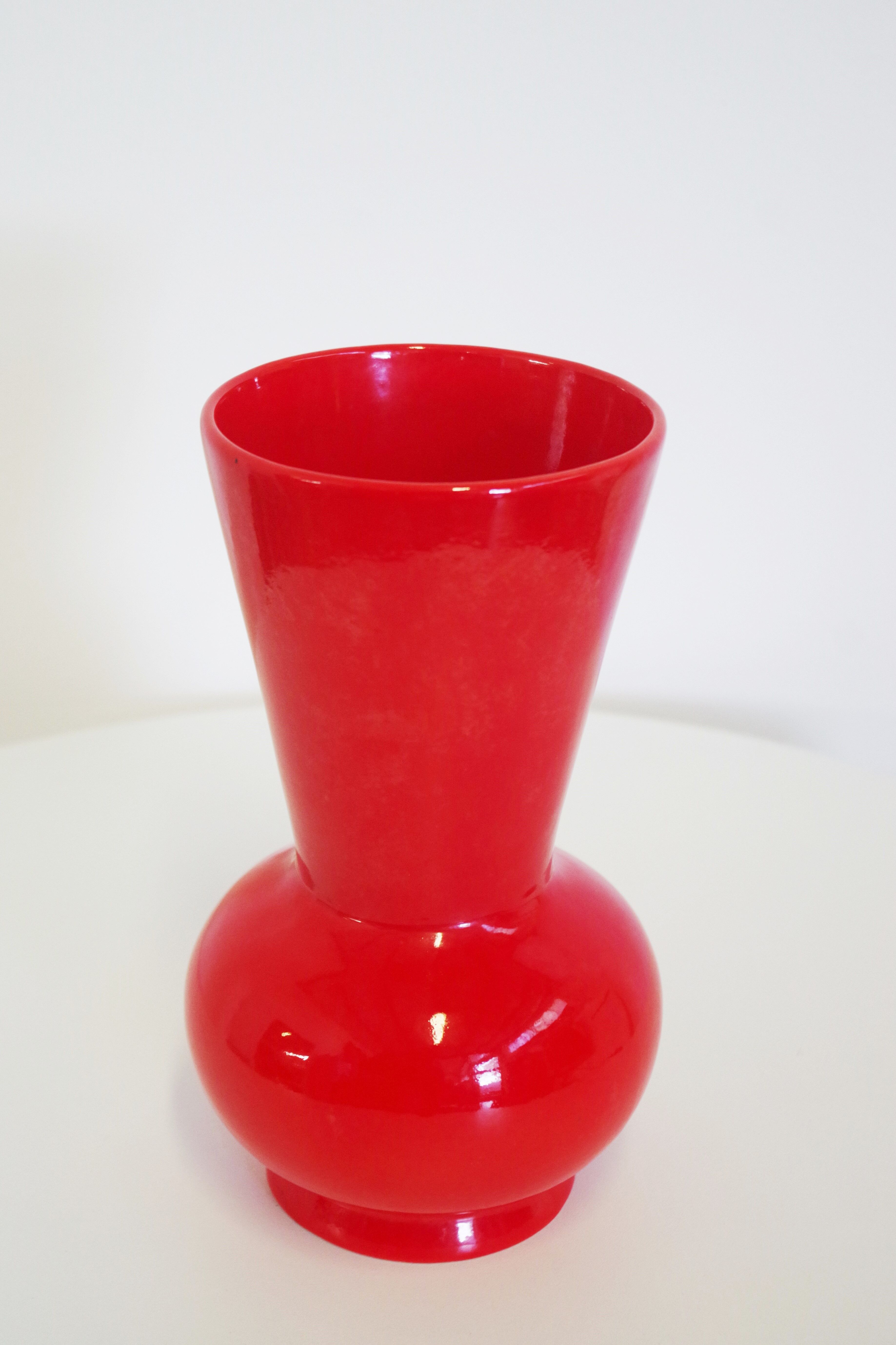 Italian ceramic vase by Pozzi, 1970