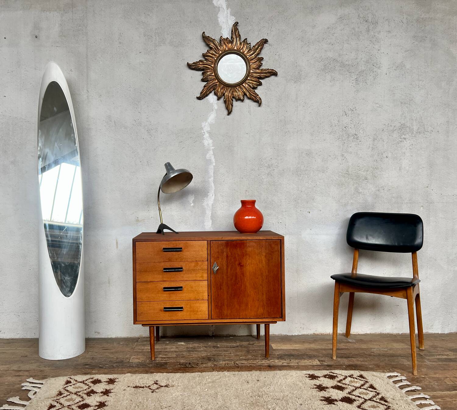 Enfilade scandinave meuble tv vintage