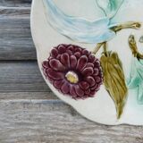 Flower pattern slip plate