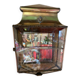 Brass and glass display case