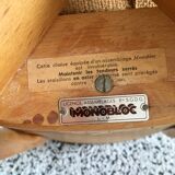 Restored vintage monoblock chair