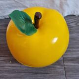 Vintage Yellow Apple Ice Bucket