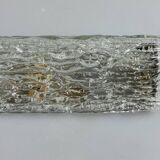 60s 70s wall lamp mirror light Germany Ice Glass Space Age Design