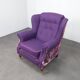Classic wing chair in the style of Howard & Sons, 1960s