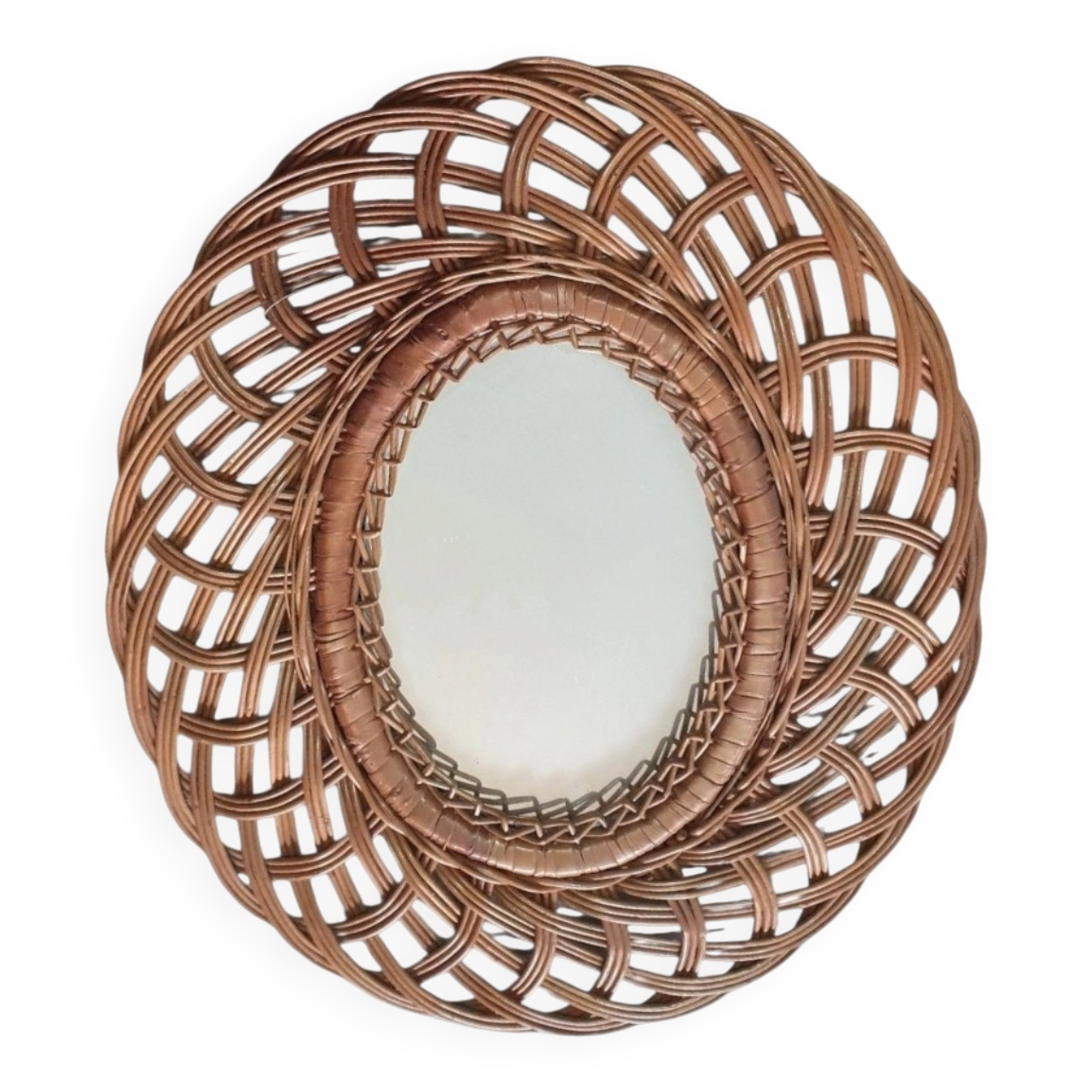 Miroir en osier