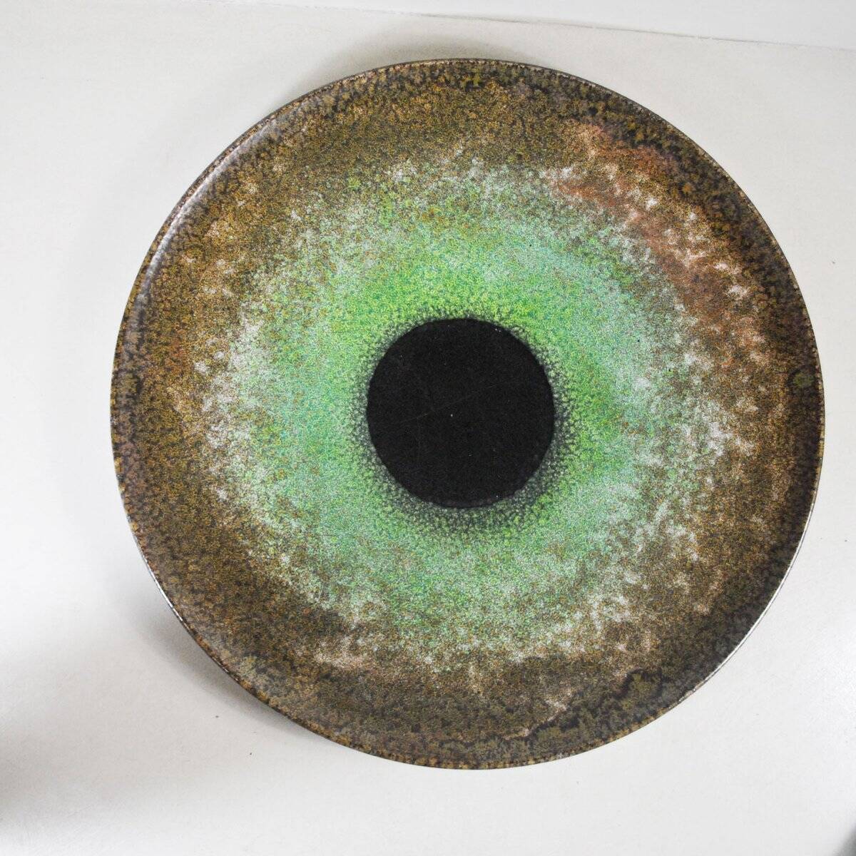 Decorative ceramic plate, 1970s