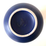 Blue ceramic vase