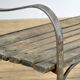 Banc de jardin des années 40