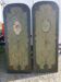 Two painted canvases