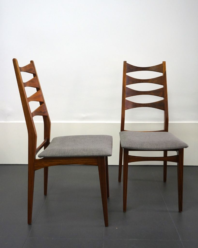 Ensemble de 4 chaises danoises années 60