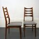 Ensemble de 4 chaises danoises années 60