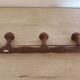 Wooden wall hook