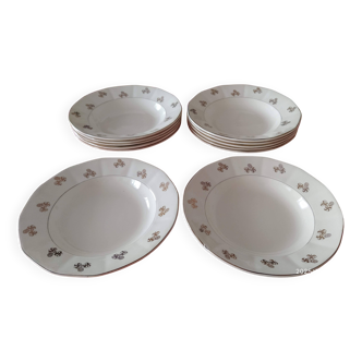 Assiettes creuses sarreguemines